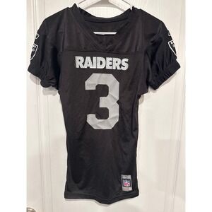 Las Vegas Raiders NFL Football Jersey Williams 3 Black Reebok Youth S